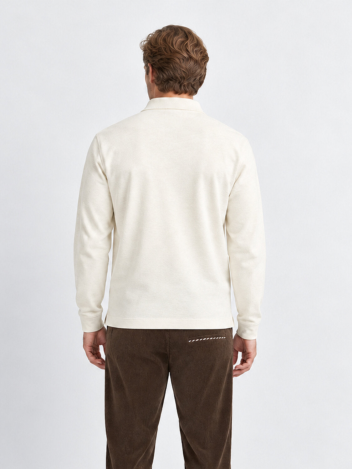 Offwhite Classic Collar Polo With Logo