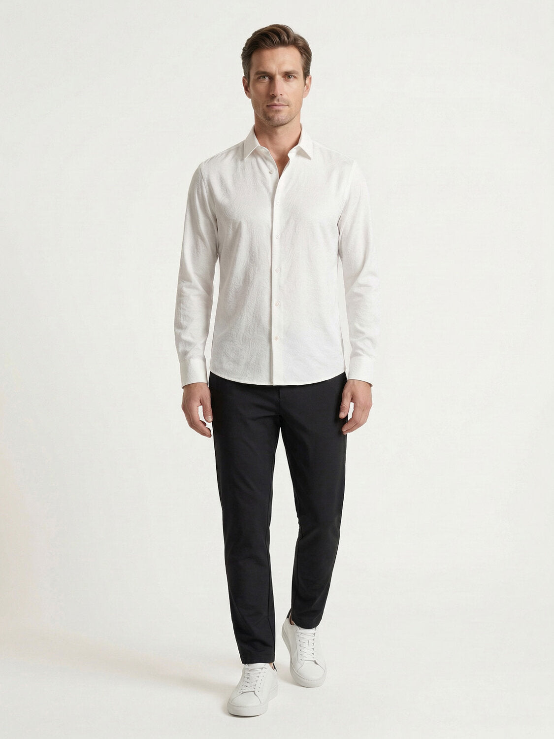 Xint Off White Regular Fit Shirt