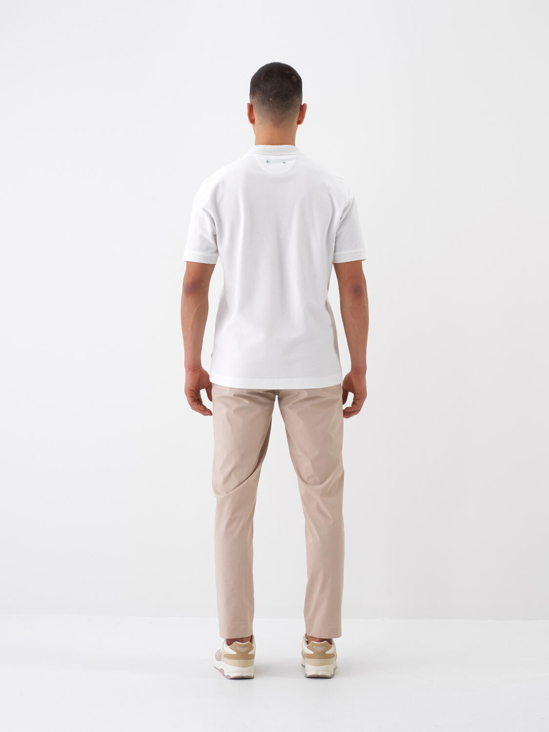 Xint Slim Fit Cotton Beige Jogger Pant