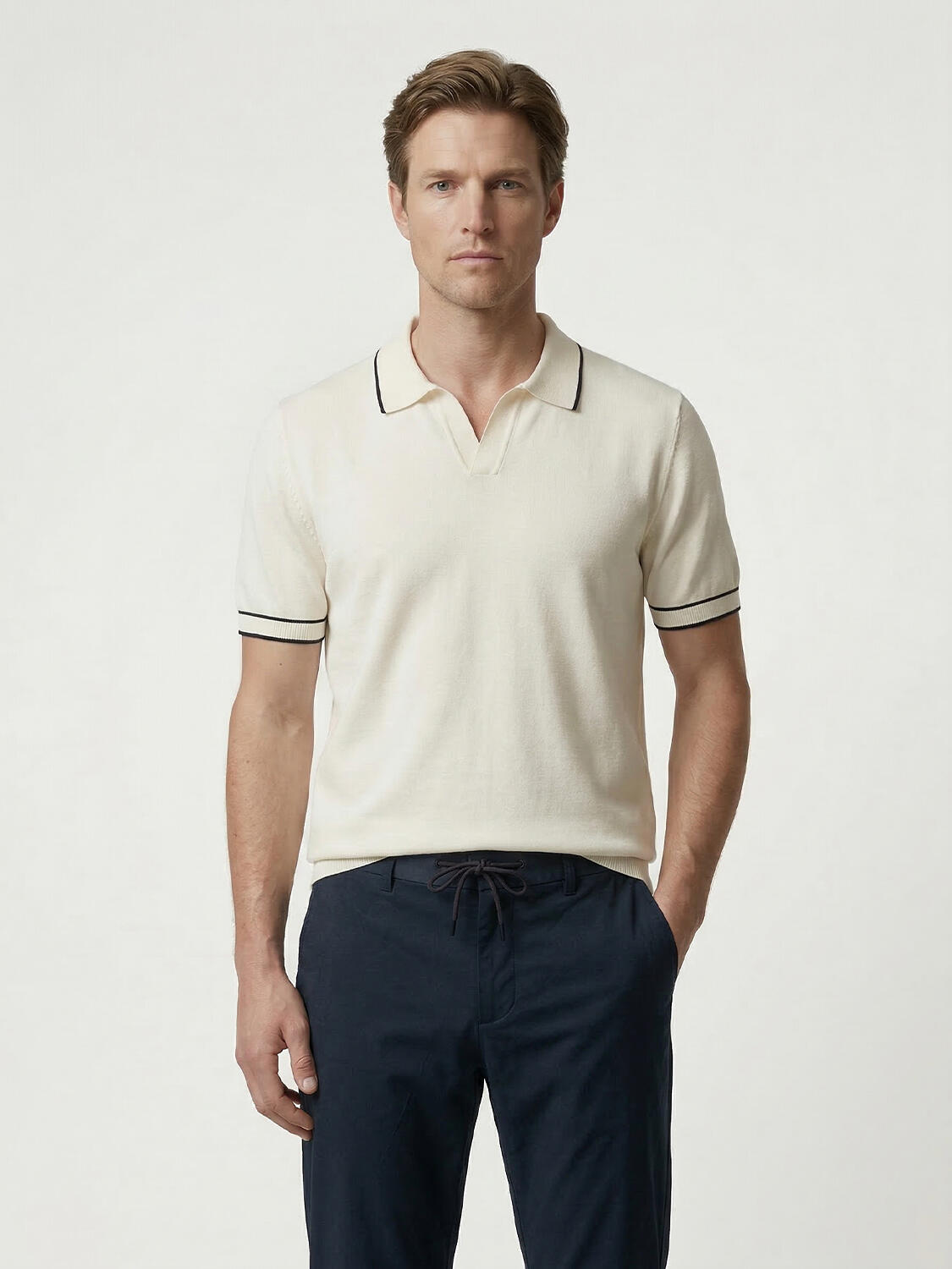 Xint White Polo