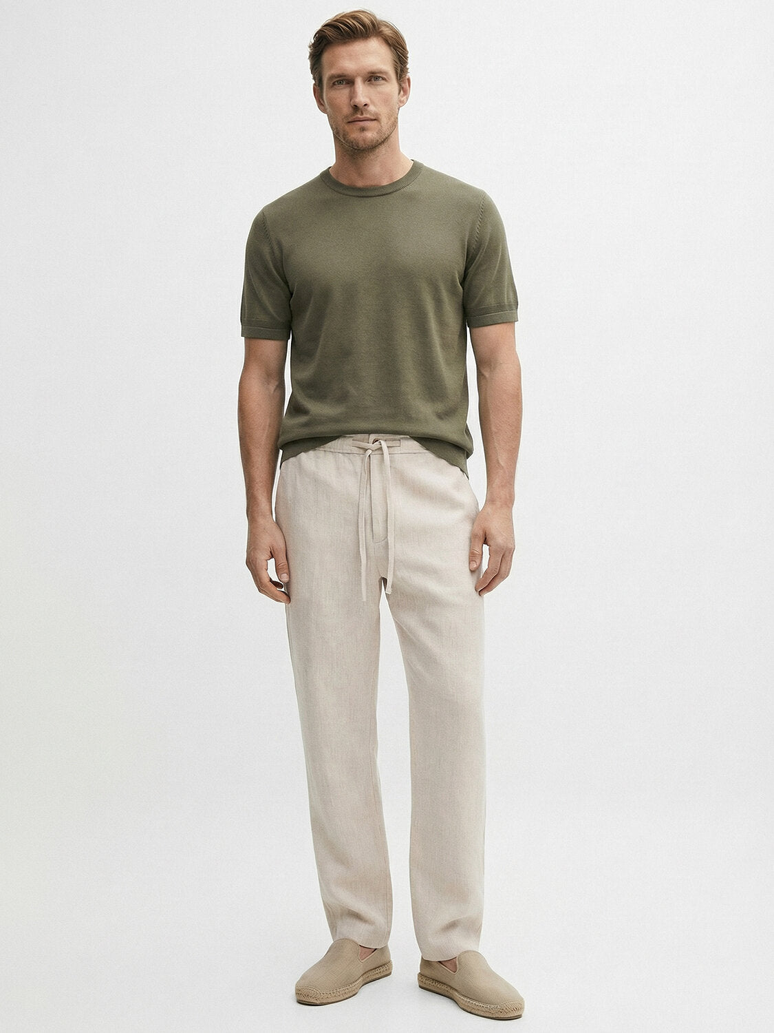 Xint Khaki Regular Fit T-Shirt