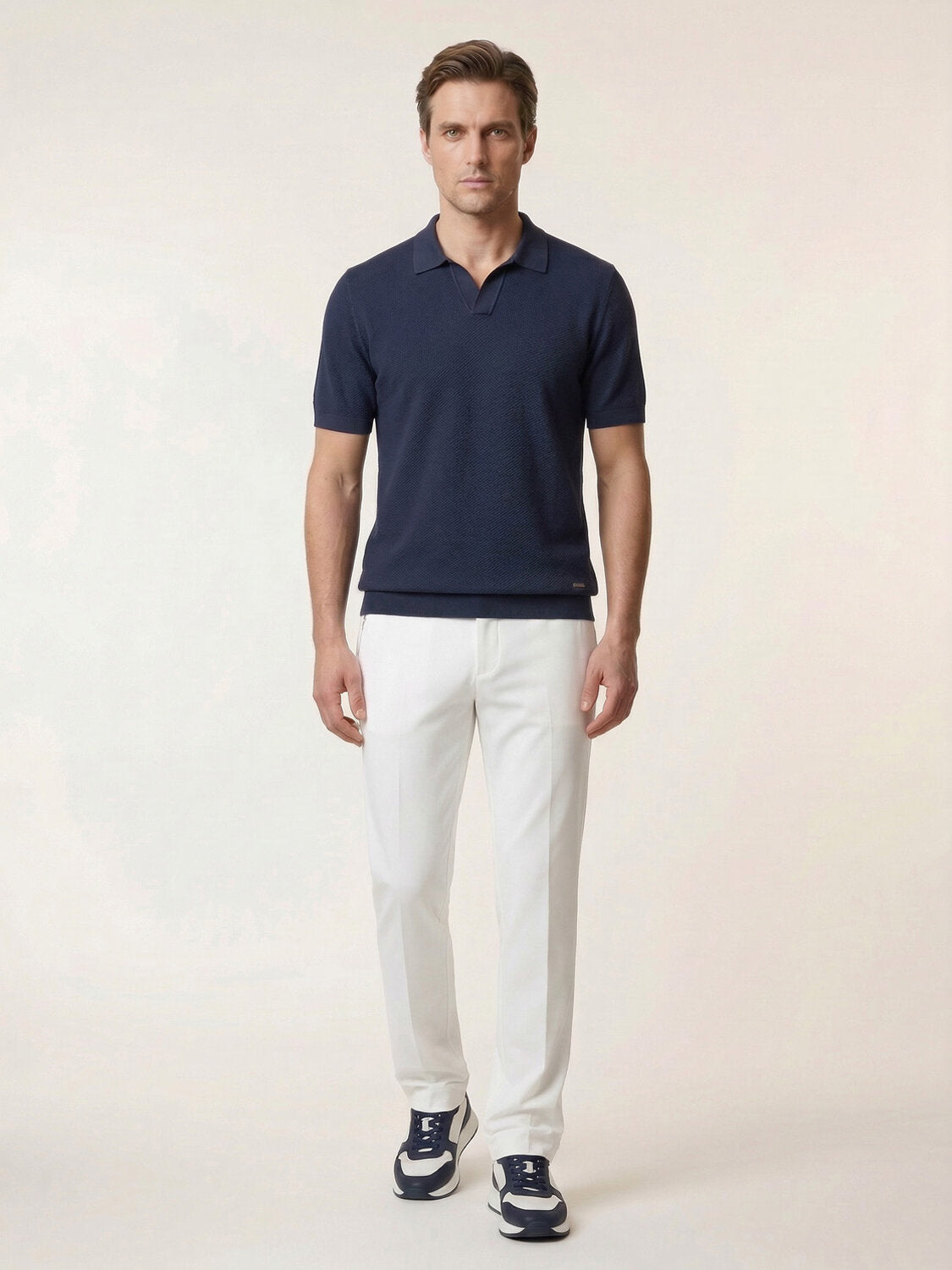 Xint Navy Regular Fit Polo
