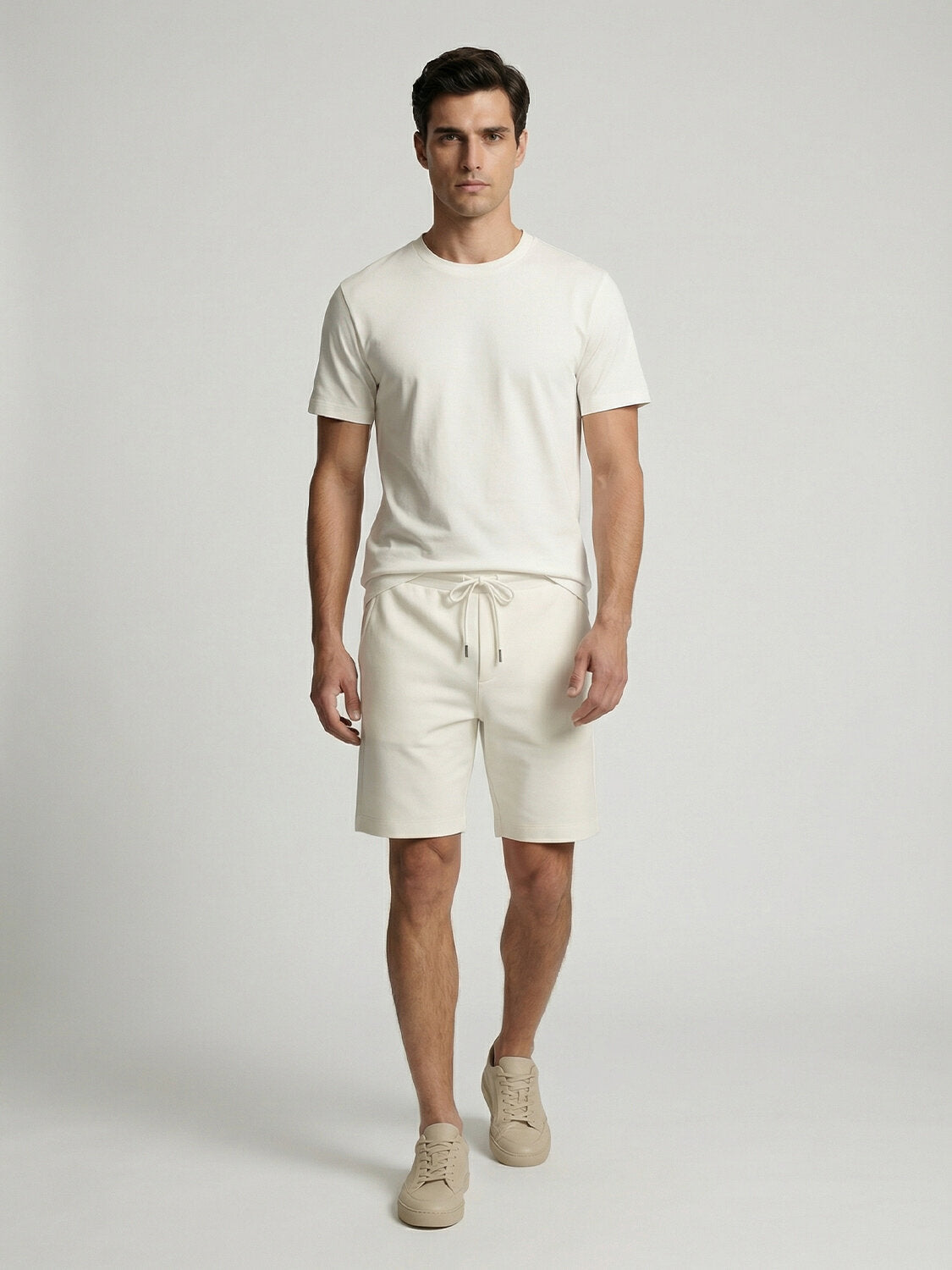 Xint White Regular Fit Short