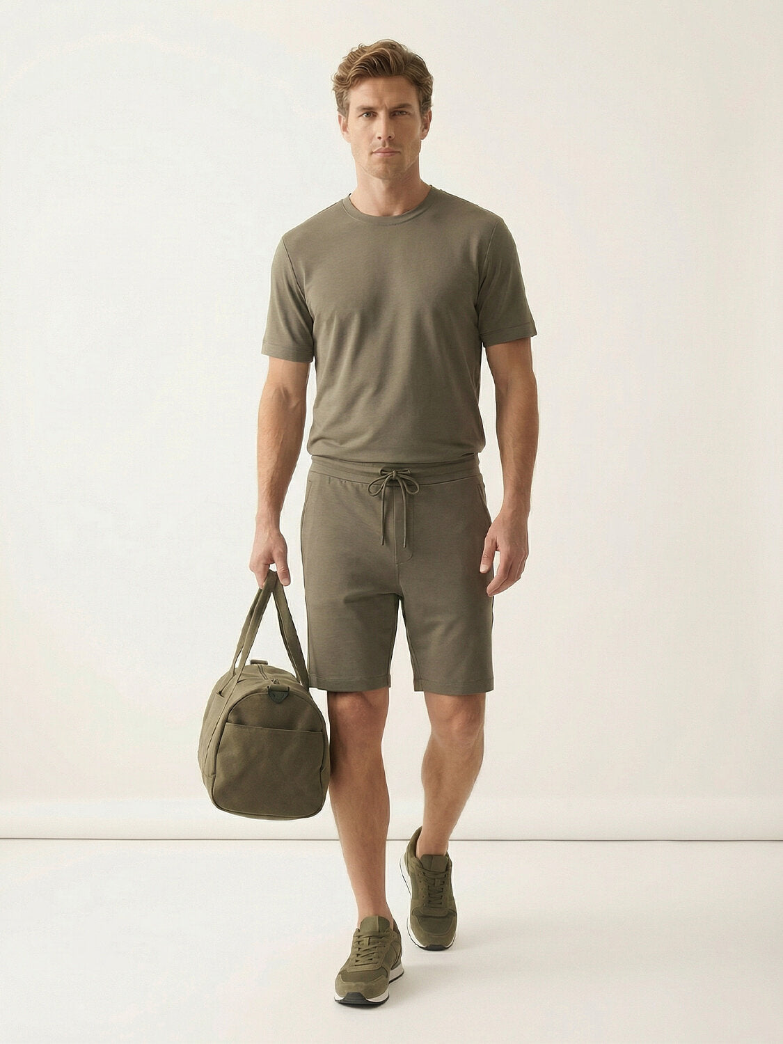 Xint Olive Regular Fit Short