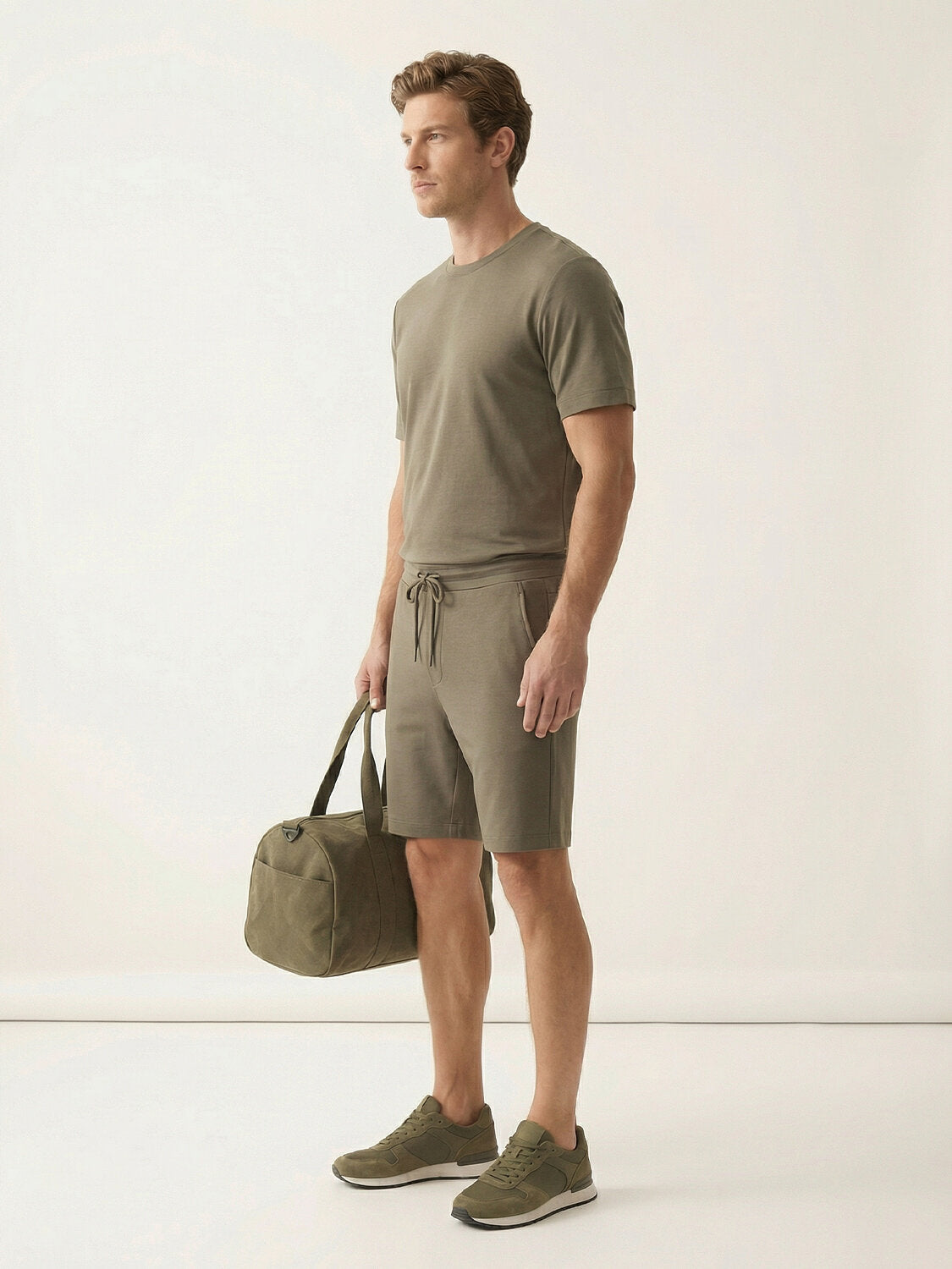 Xint Olive Regular Fit Short