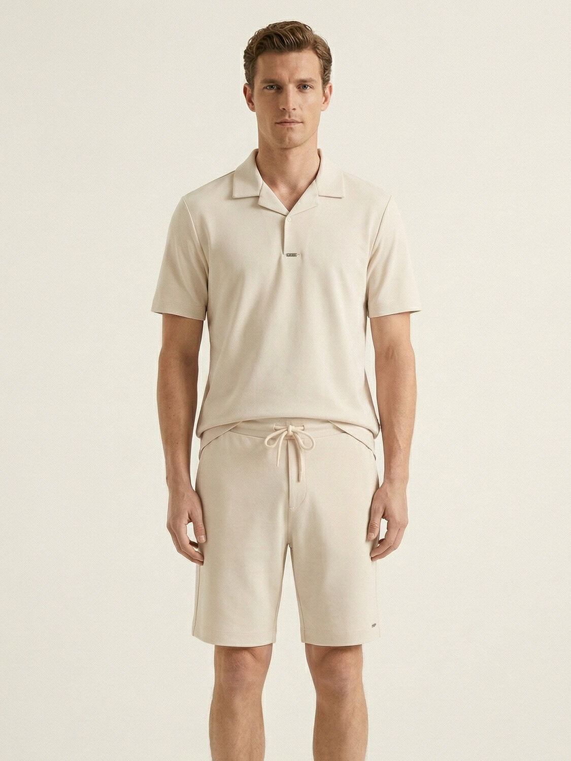 Xint Beige Regular Fit Polo