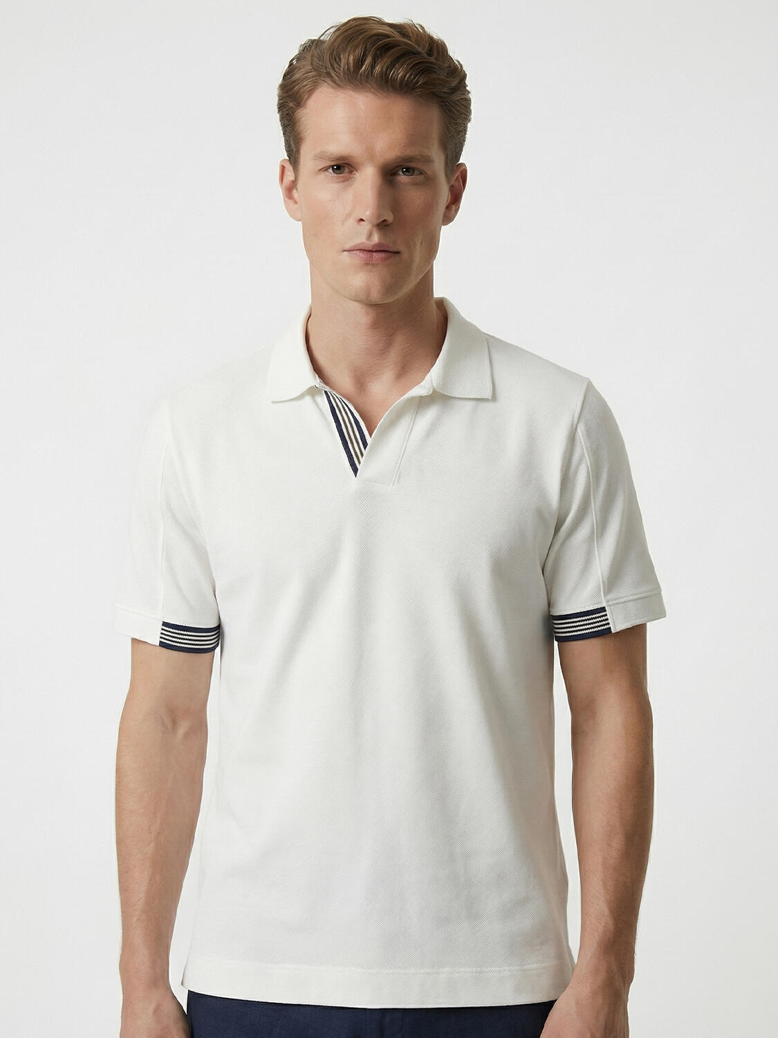 Xint White Polo