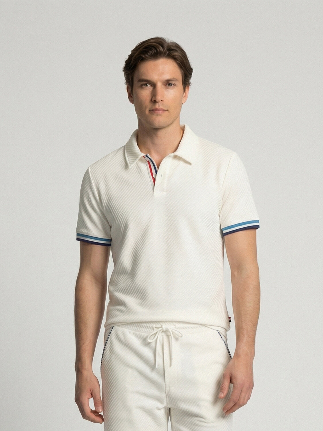 Xint Beige Short Sleeved Regular Fit Polo