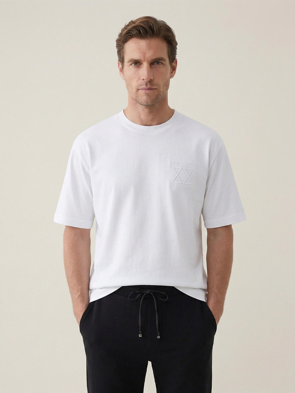 Xint White T-Shirt With Chest Logo
