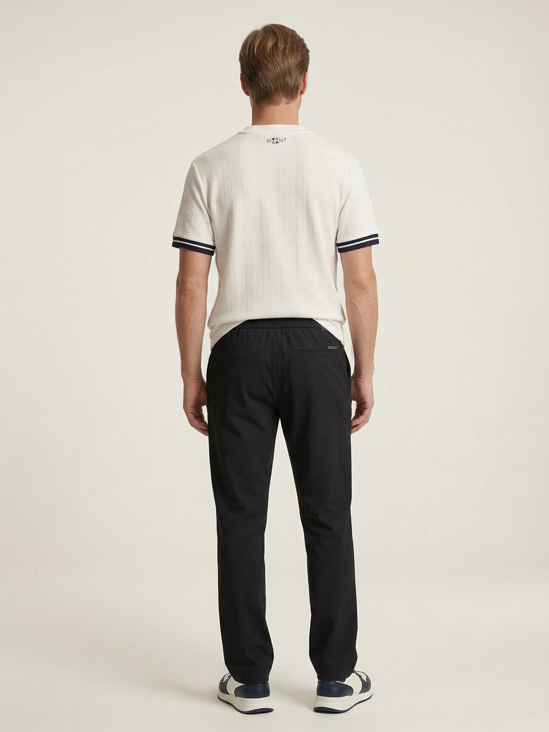 Xint White Round Neck Regular Fit T-Shirt