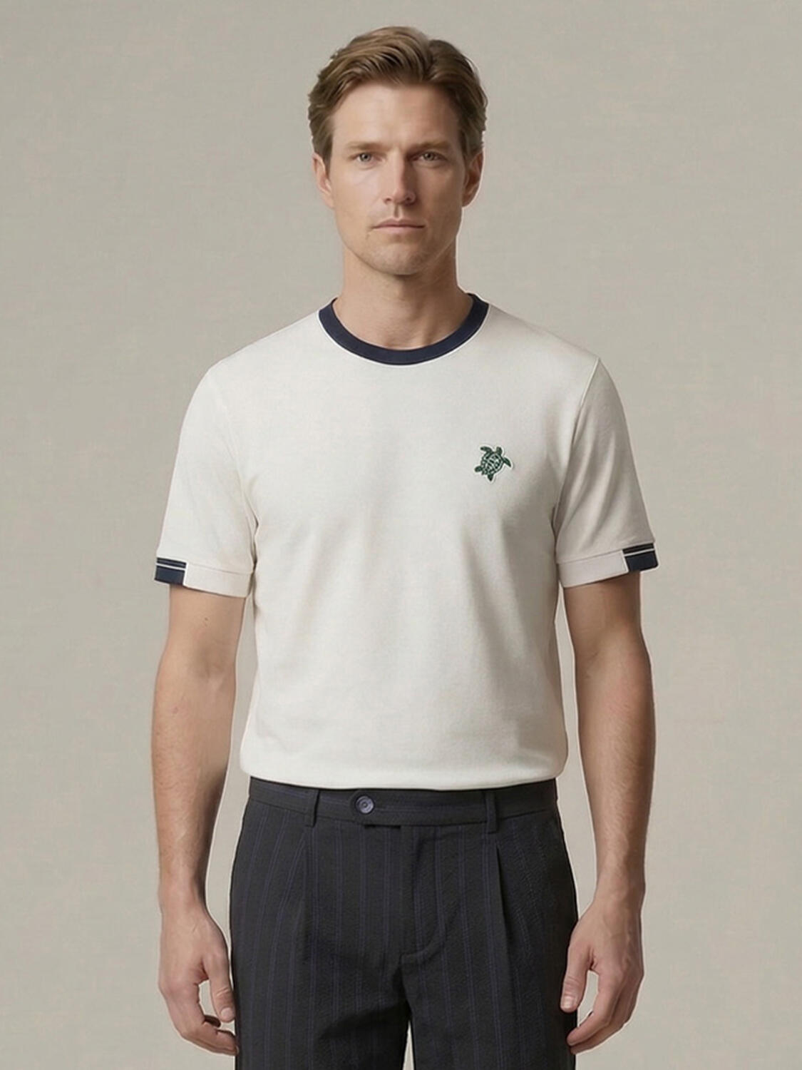 Xint White Short Sleeved Regular Fit T-Shirt