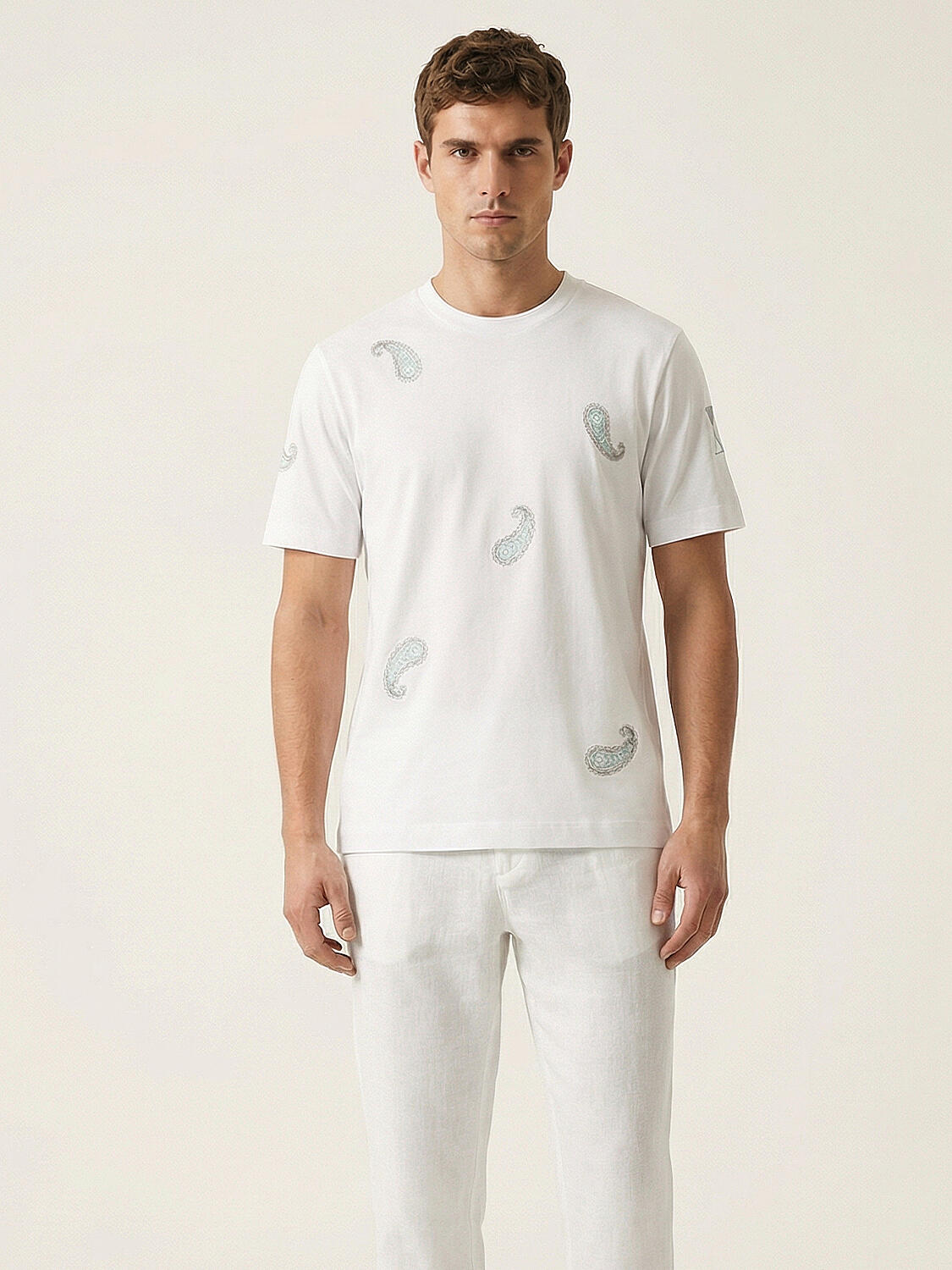 Xint White T-Shirt With Front Design