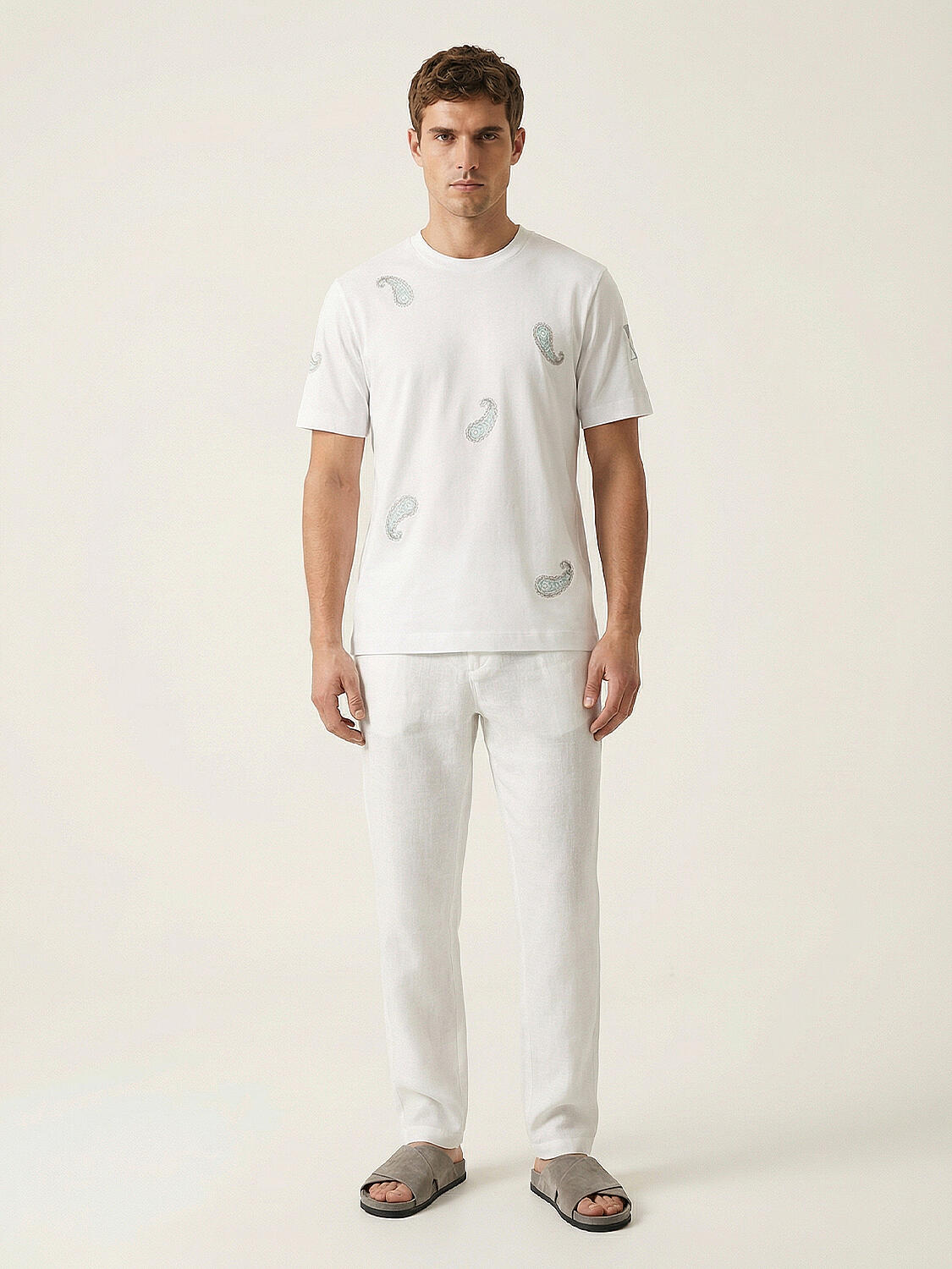 Xint White T-Shirt With Front Design