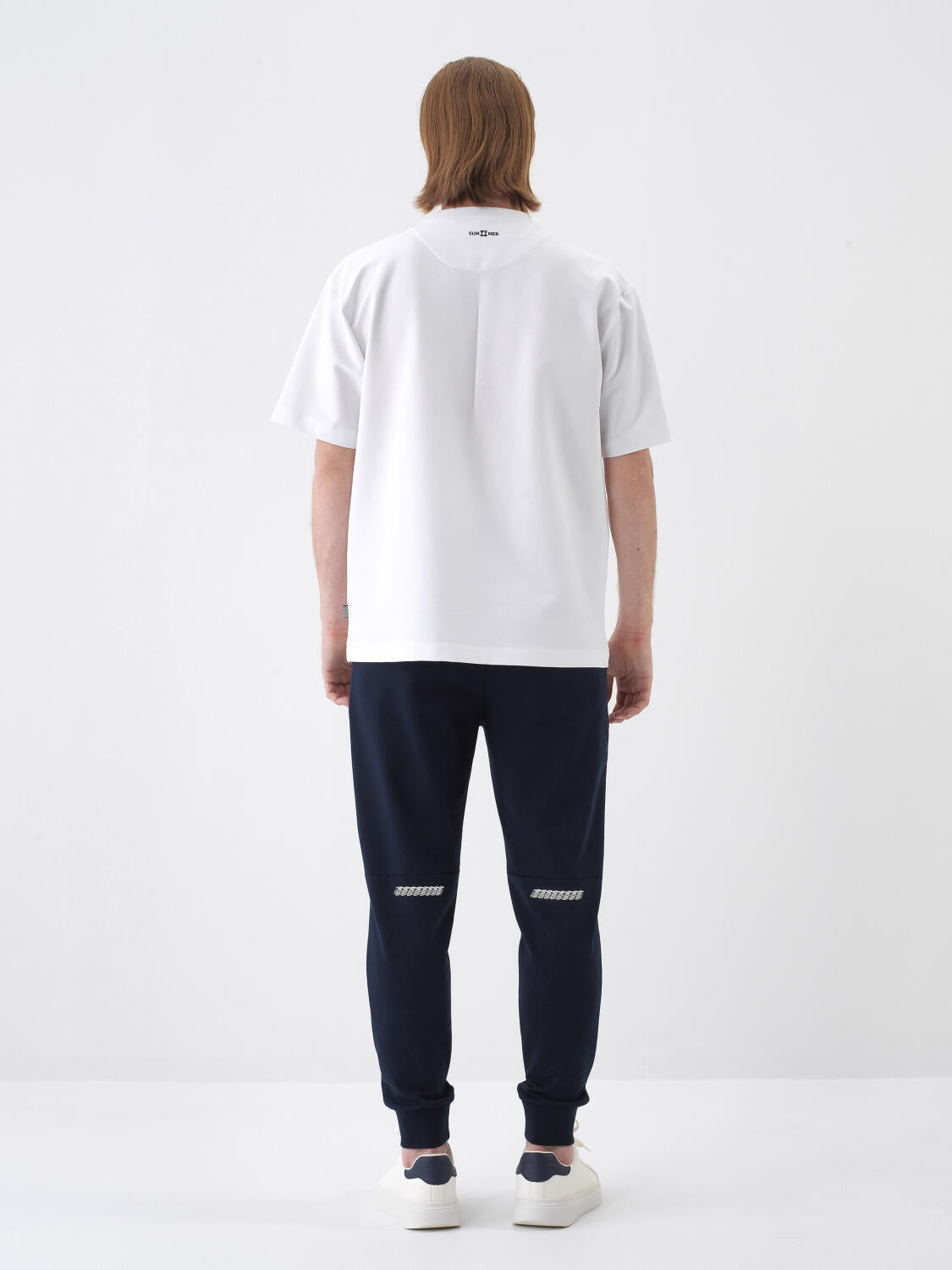 Xint White Cotton T-shirt With Chest Pocket