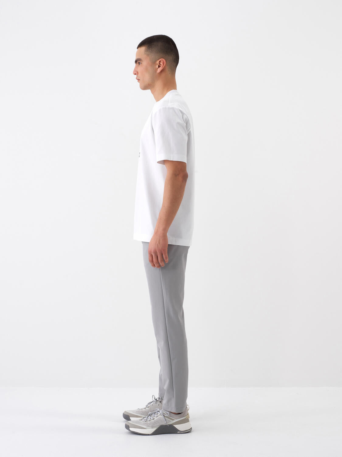Xint White Cotton T-shirt With Front Logo
