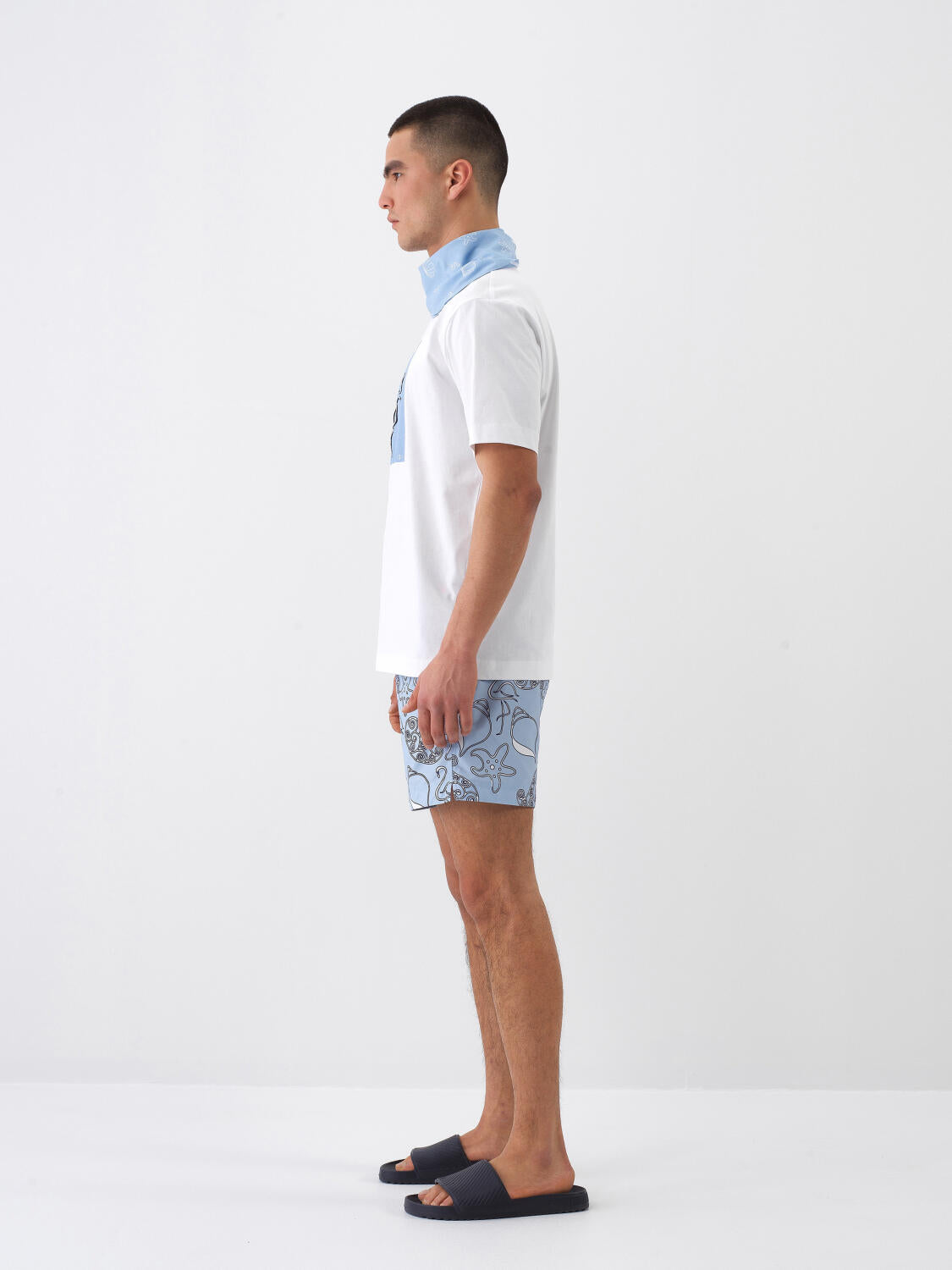 Xint White Cotton T-shirt With Front Logo