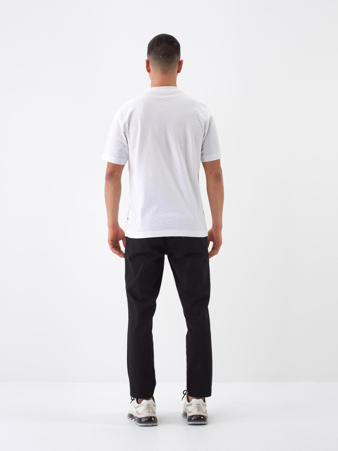 Xint Regular Fit White Cotton T-shirt