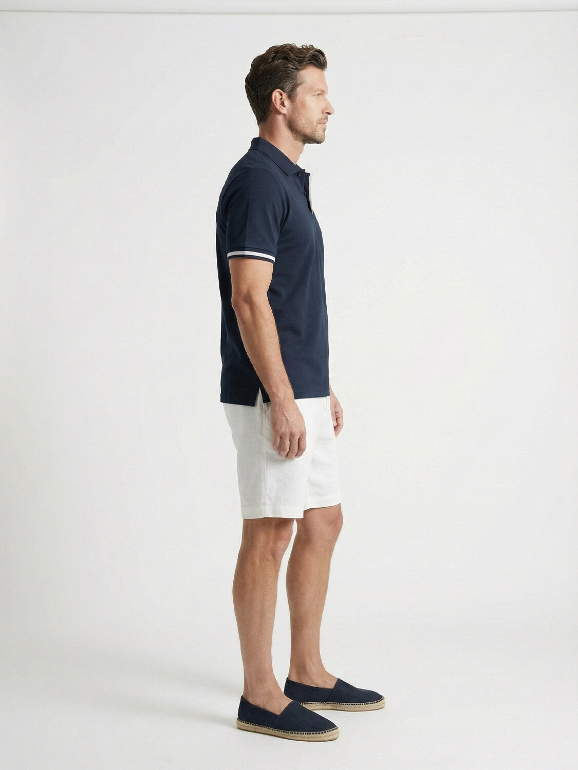 Xint Navy Slim Fit Polo
