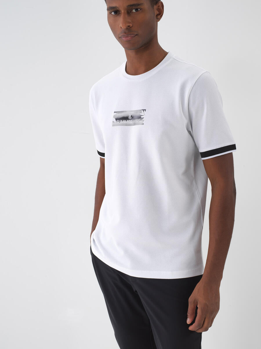 Xint Men White Summer Vibes T-shirt
