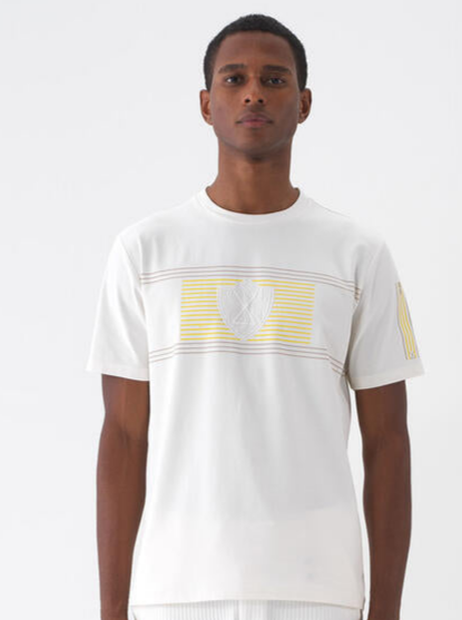 Xint Men OffWhite T-shirt With Printed Front Logo