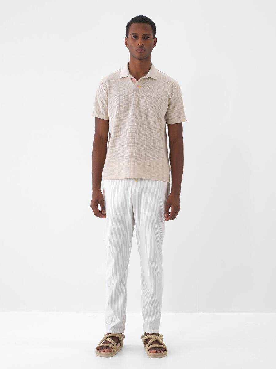 Xint Beige Polo Short Sleeves