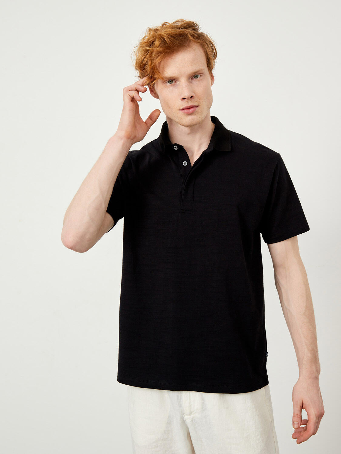 Xint Black Oversized Polo