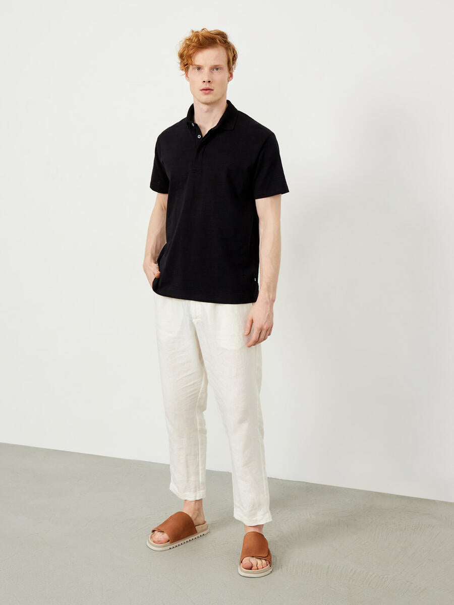 Xint Black Oversized Polo