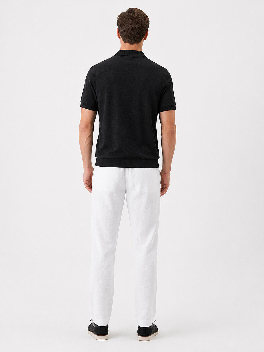 Xint Short Sleeved Black Polo