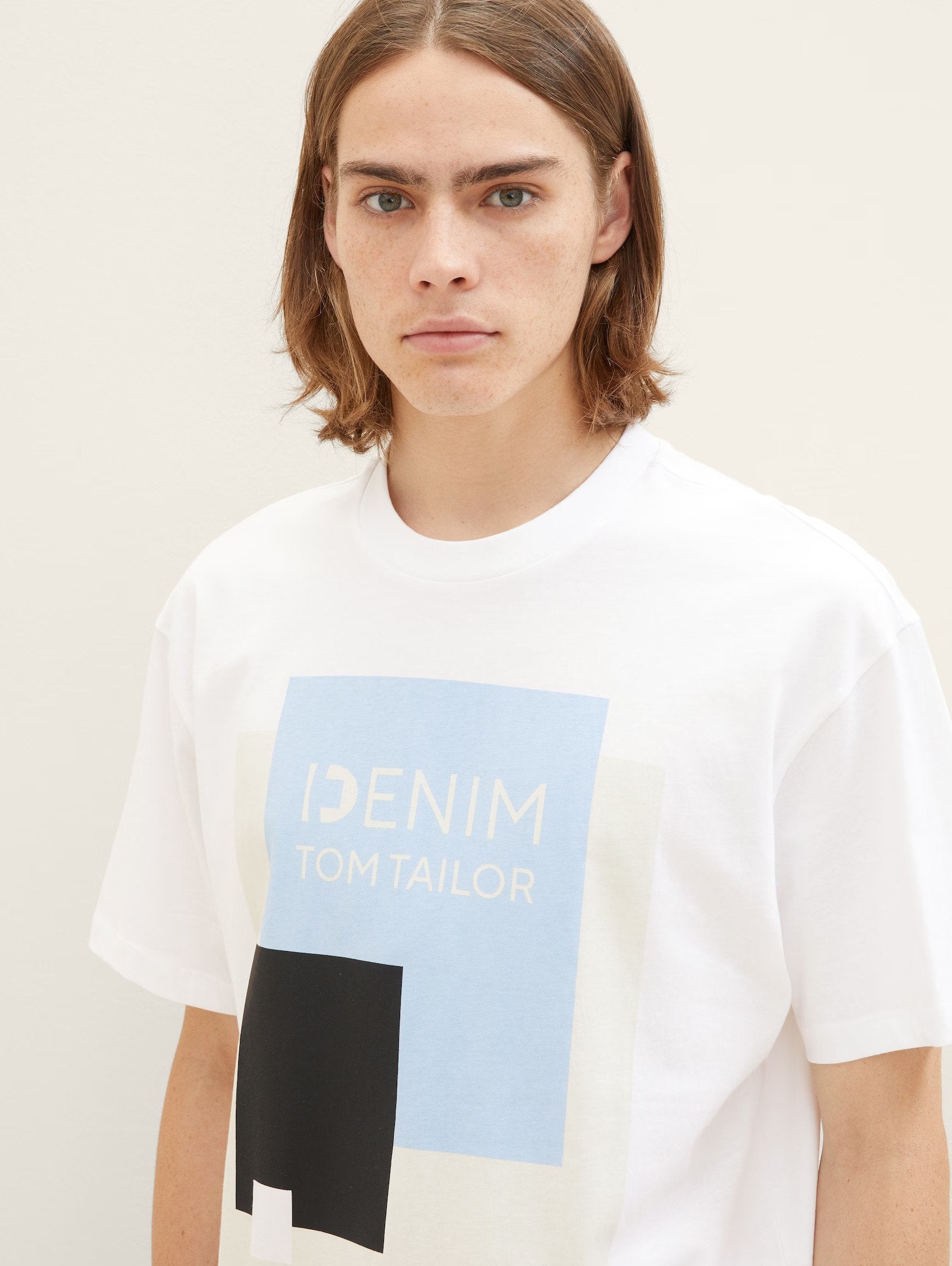 Tom Tailor White T-Shirt with a Print