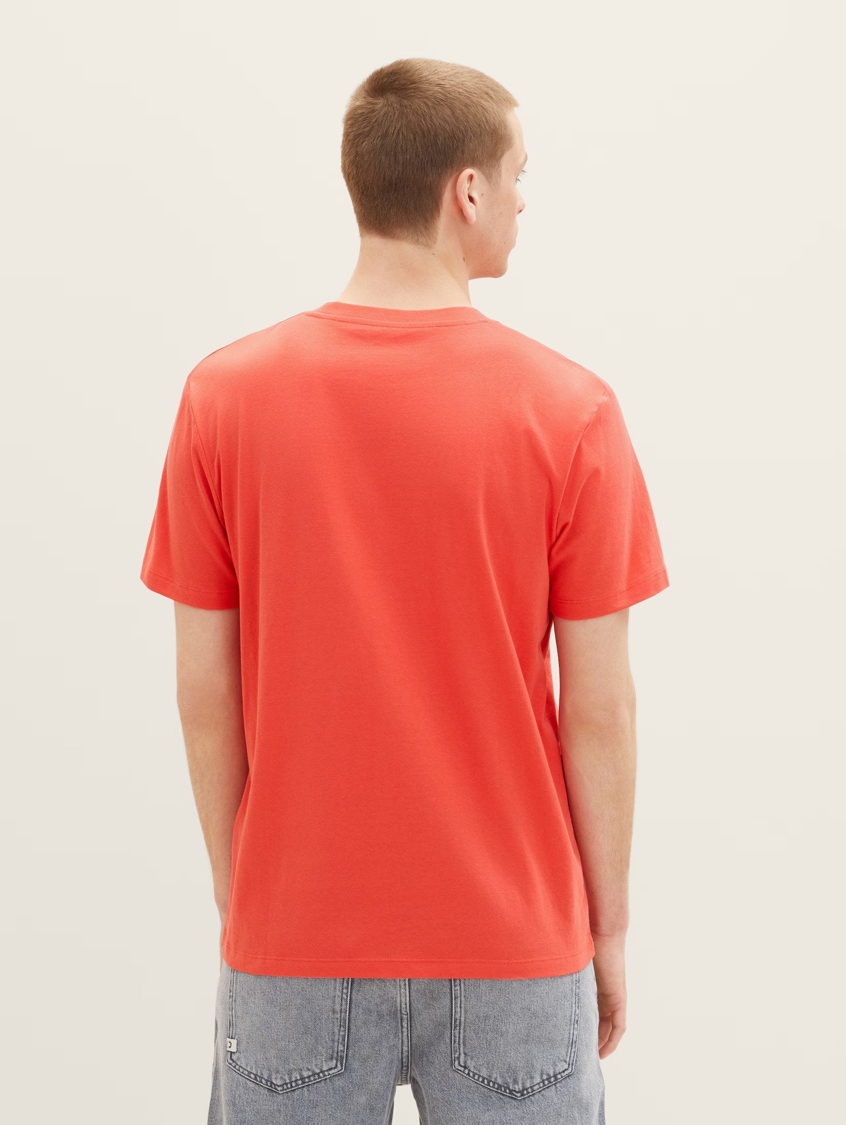 Tom Tailor Red T-shirt With Tennis Design