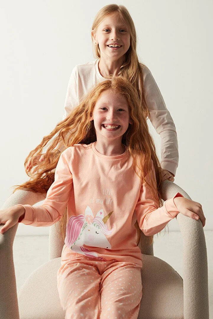 Penti Girls Sparkles Designed 2in1 Pajama Set
