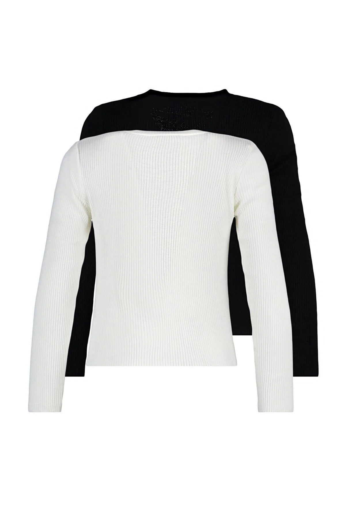 Trendyol Black & White Slim Fit Sweaters