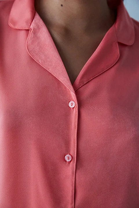 Penti Rosy Satin Elegant Pajama Set