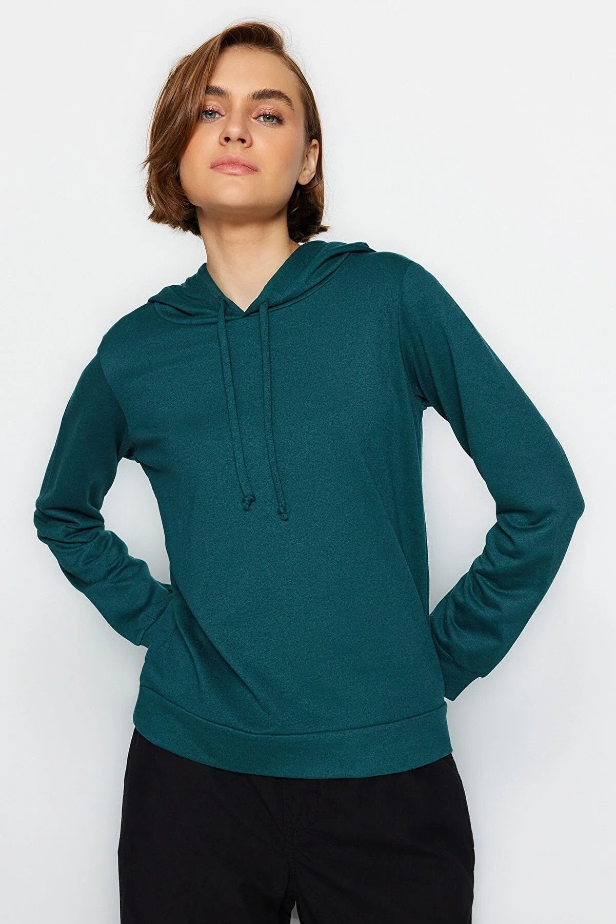 Trendyol Green Regular Fit Sweatshirt