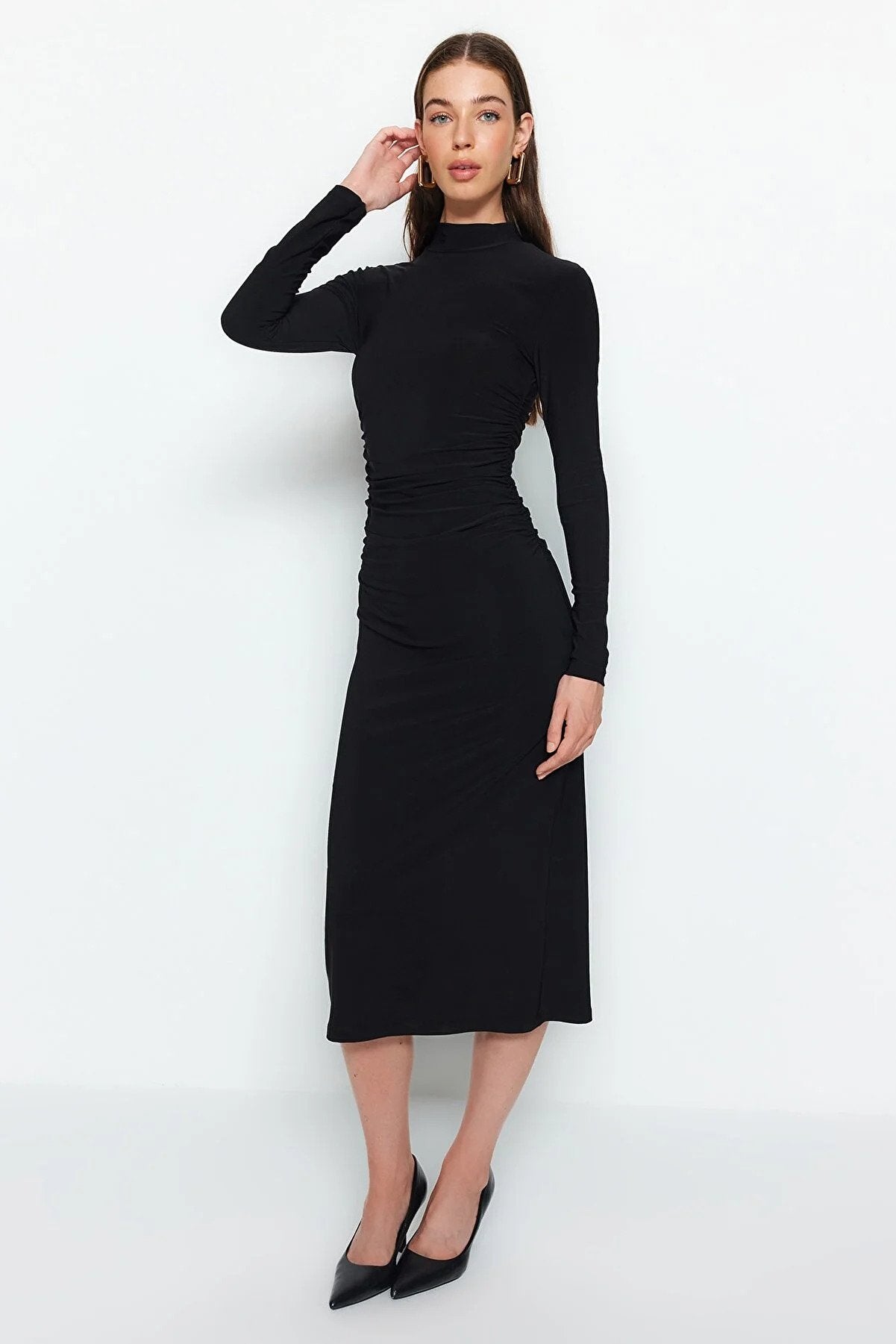 Trendyol Black Unique Stylish Dress