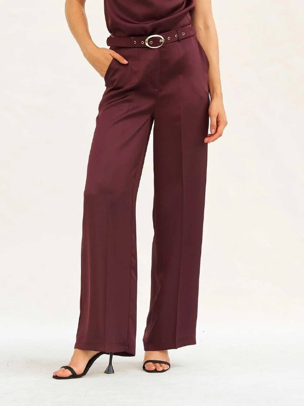 women pant w27 31751W27-9-BORDO