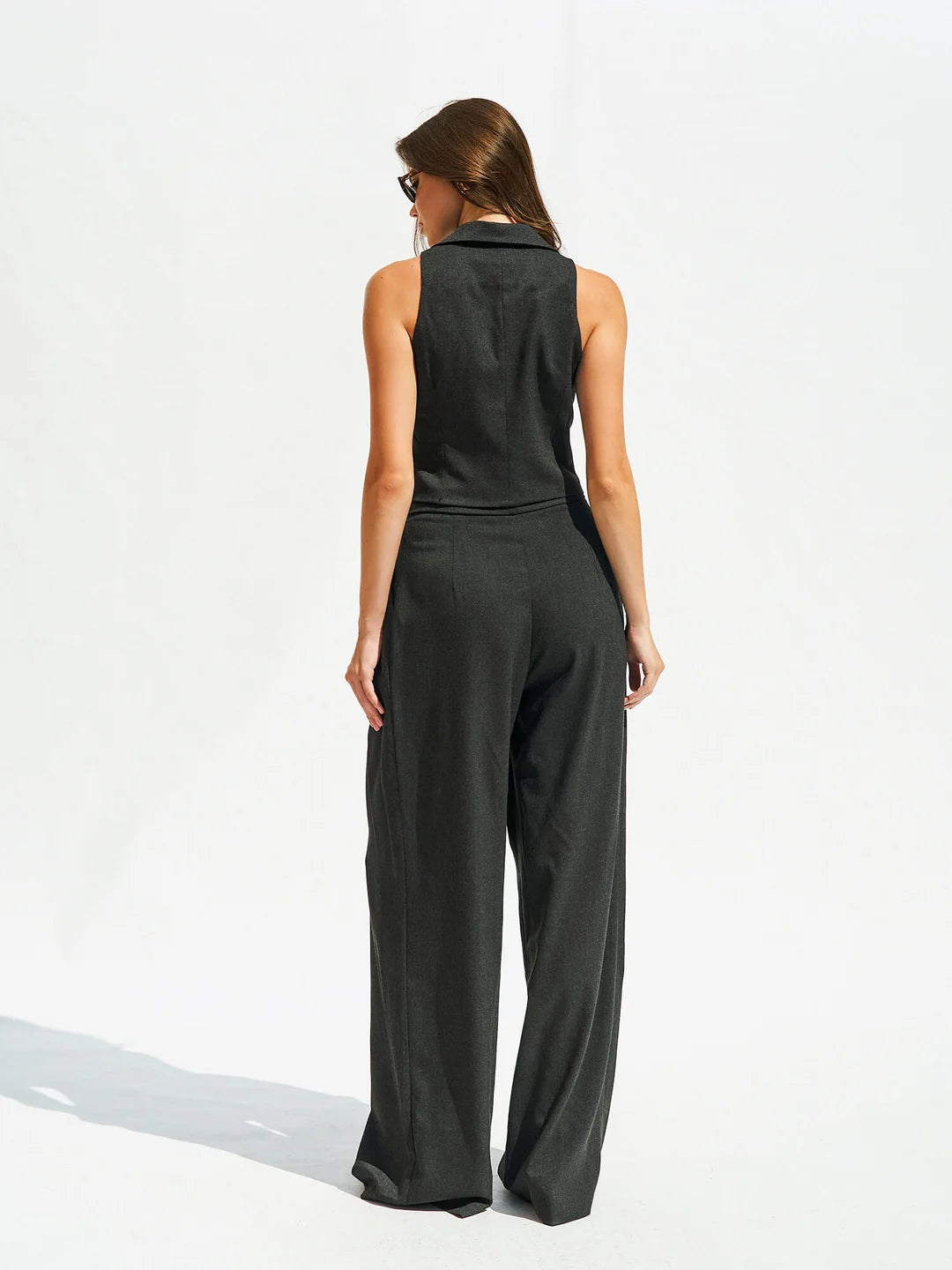Lefon Front Button Antra Vest