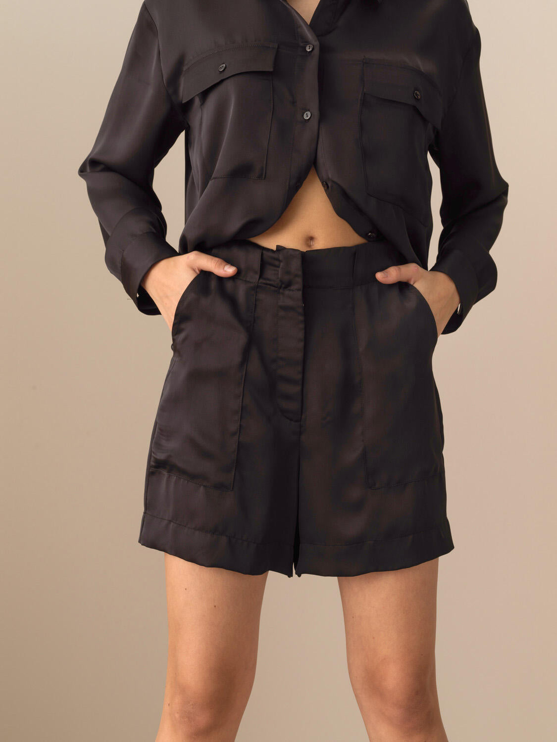 Xint Oversized Black Short