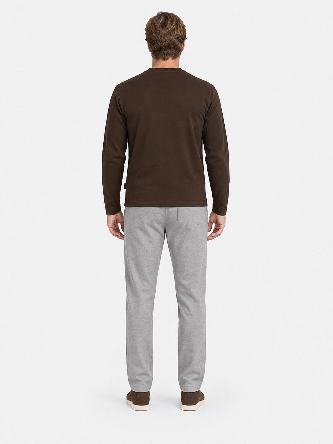 Dark Brown Long Sleeved Sweater