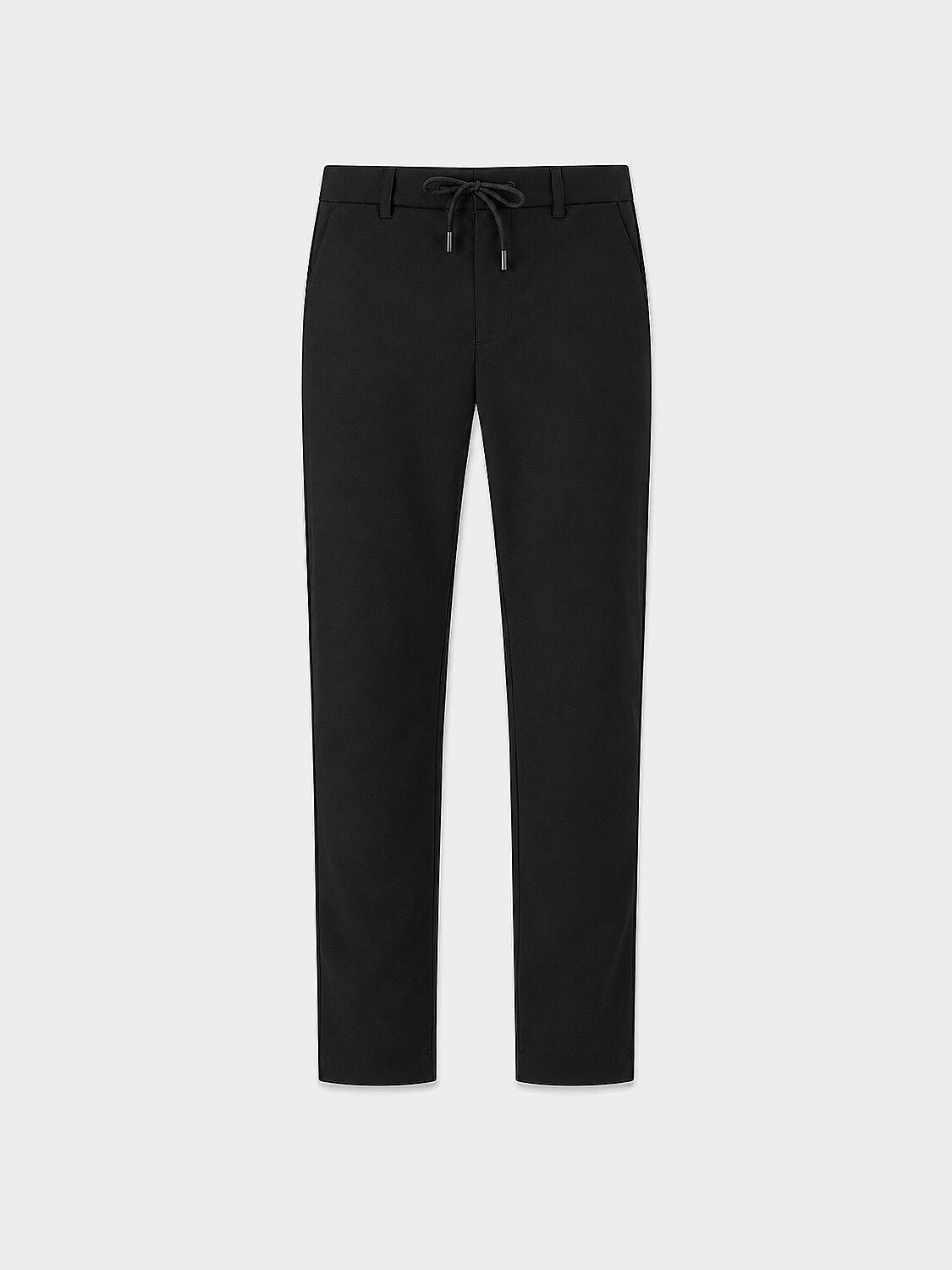 Xint Black Flexible Textured Regular Fit Jogger Pants