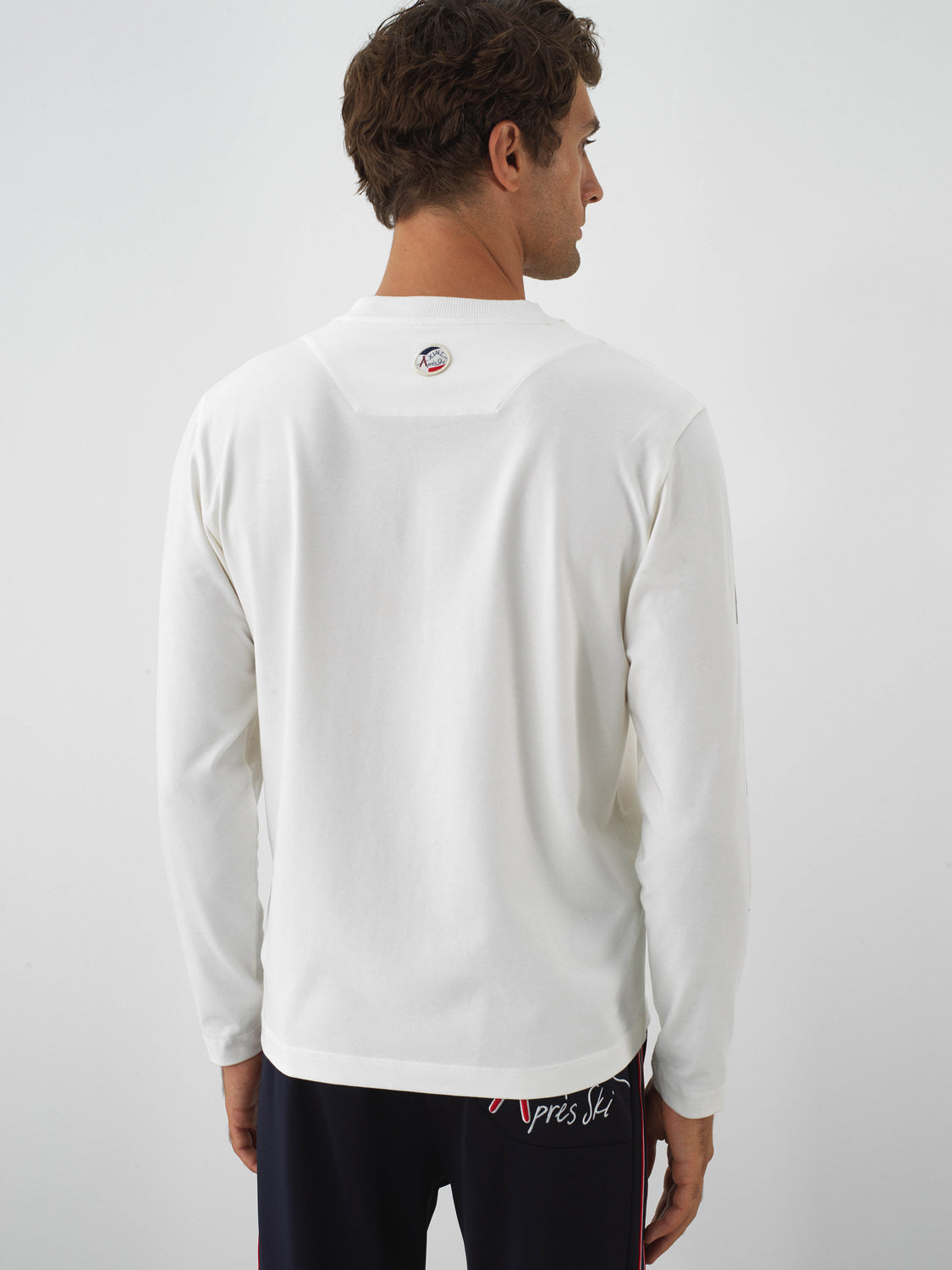 Xint Offwhite Cotton Long Sleeve Regular Fit Pullover