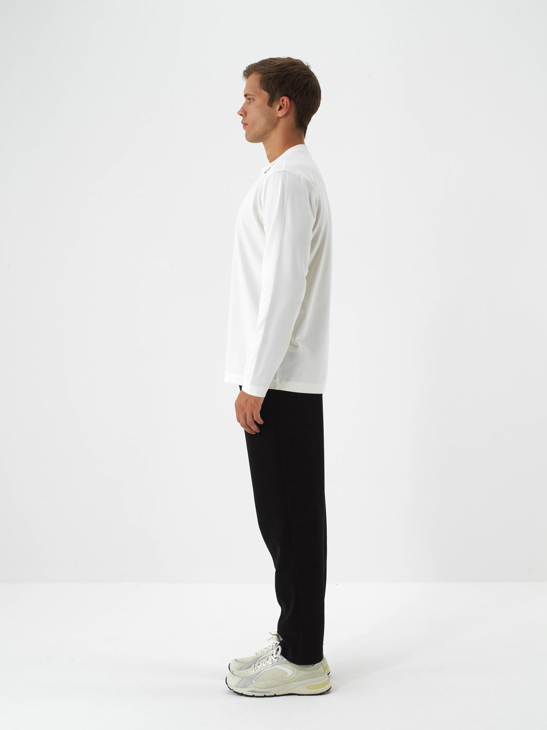 Xint Cotton Offwhite Regular Fit Long Sleeve Pullover