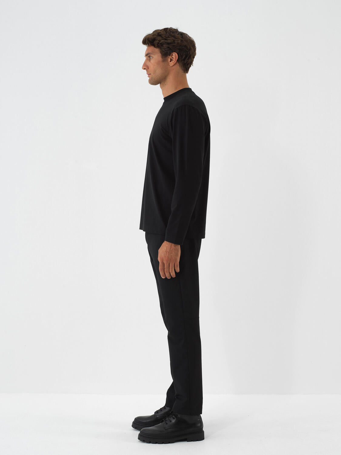 Xint Regular Fit Long Sleeve Black Pullover