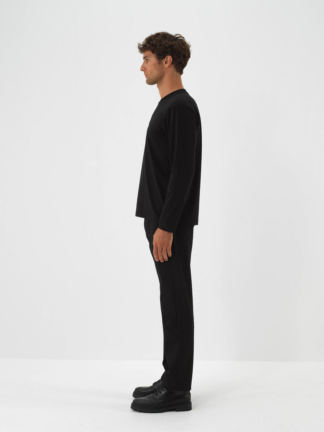 Xint Black Regular Fit Long Sleeve Pullover