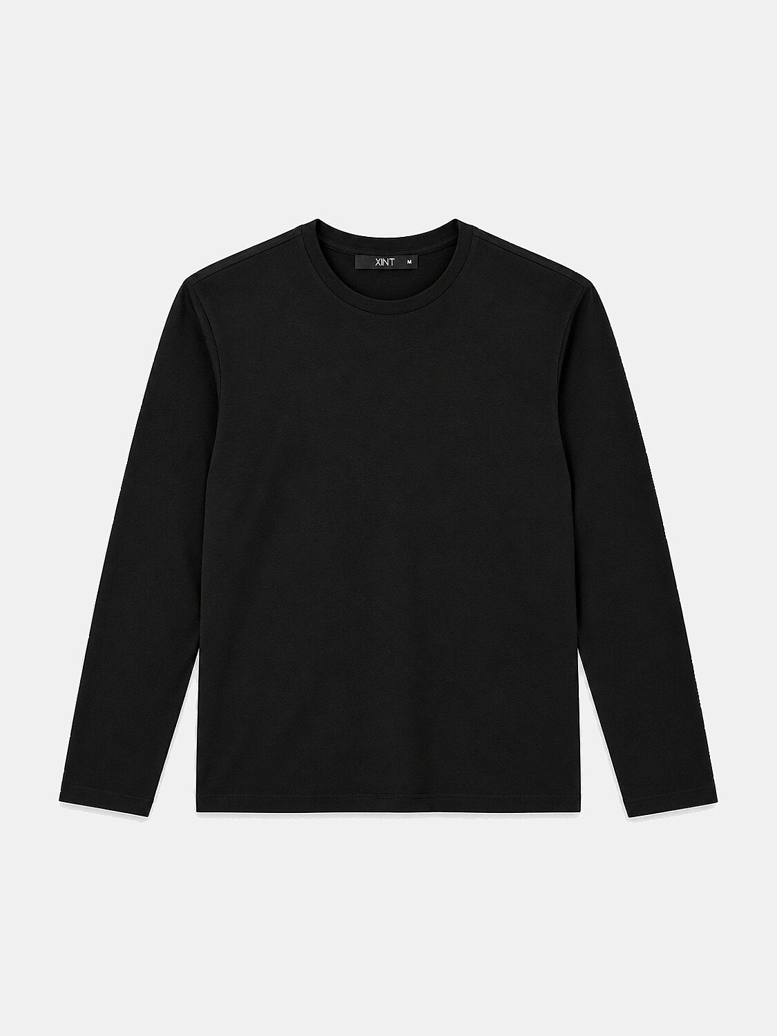 Xint Black Textured Regular Fit T-Shirt