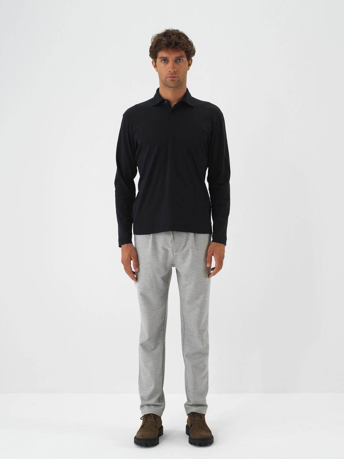 Xint Black Textured Regular Fit T-Shirt