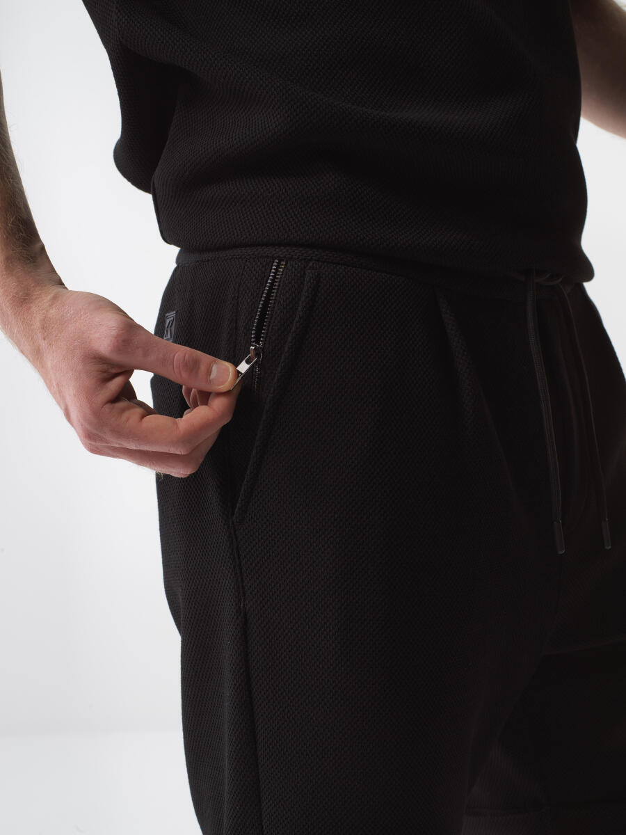 Xint Black Regular Fit Short