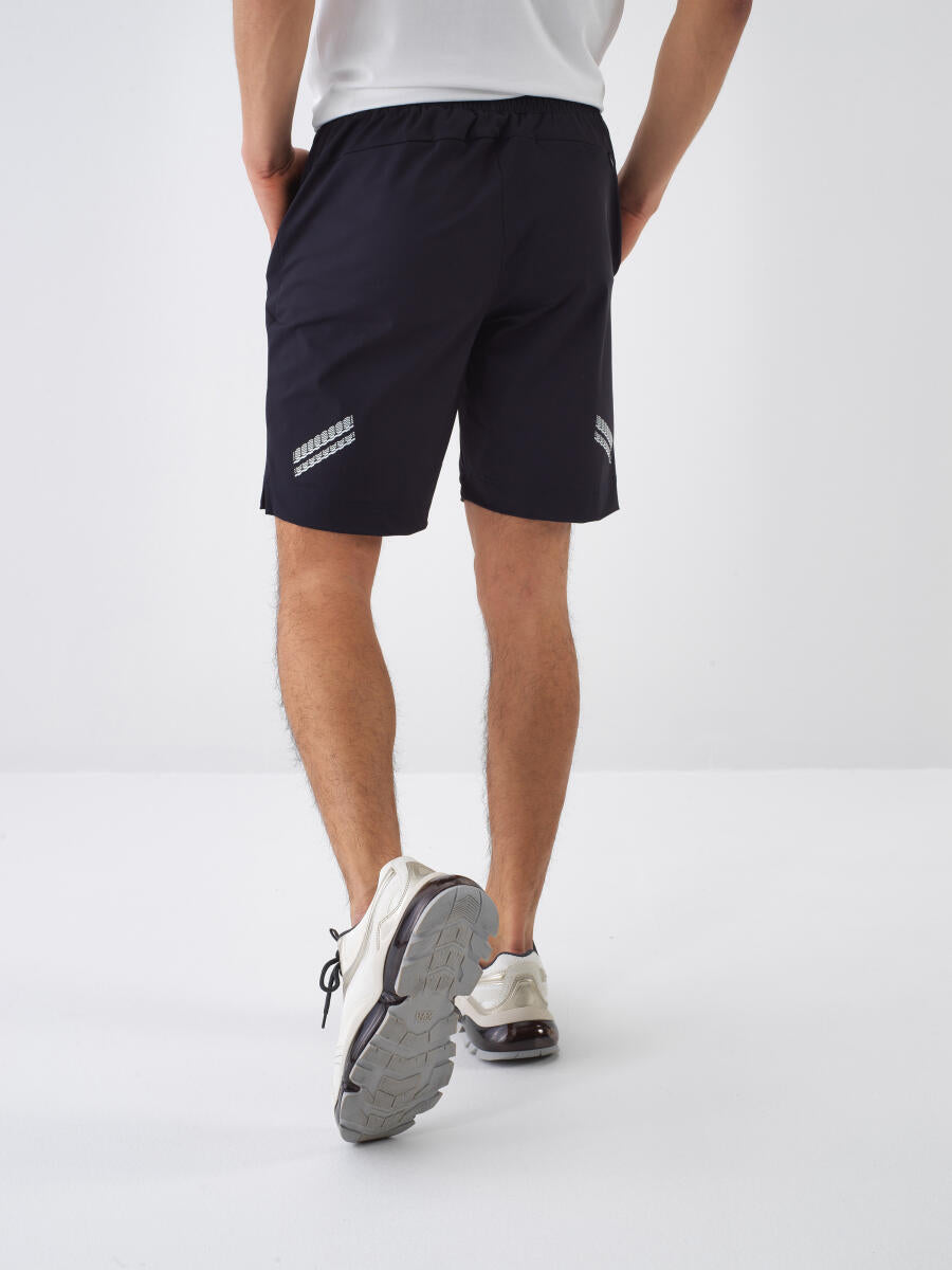 Xint Navy Regular Fit Shorts