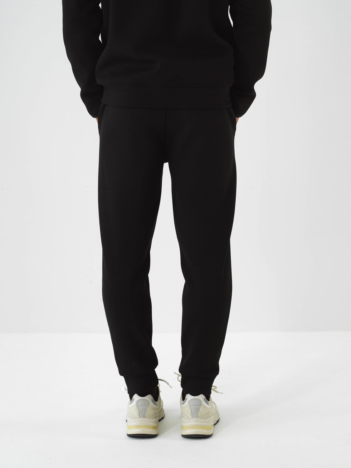Xint Black Cotton Slim Fit Jogging