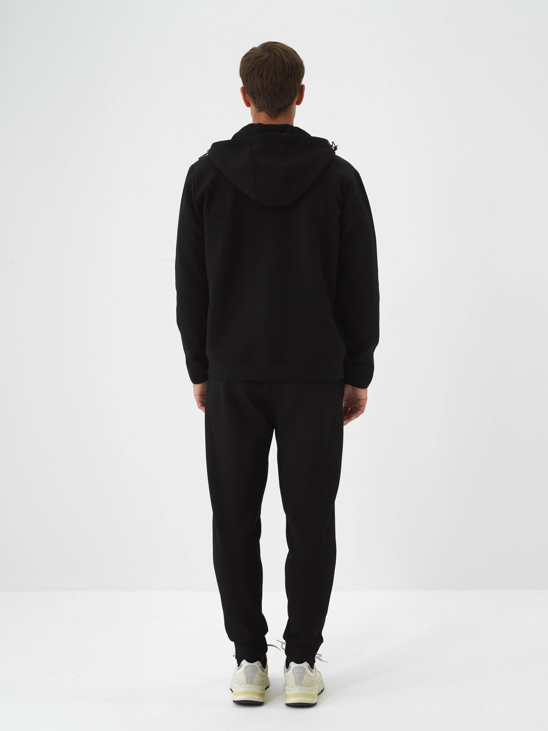 Xint Black Cotton Slim Fit Jogging